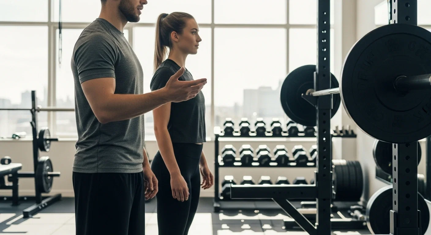 Coach-led personal training session